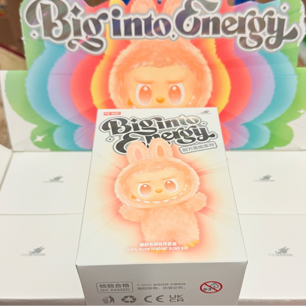 Labubu Big into Energy Plush Pendant
